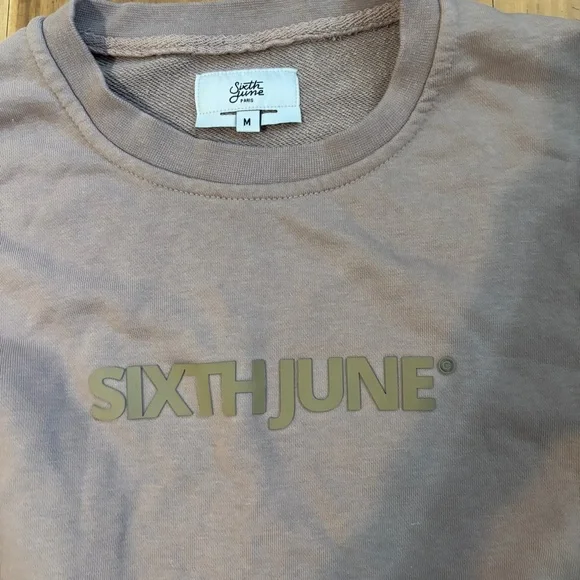 Women's Taupe Sweatshirt/Pants Set - Picture 2 of 5